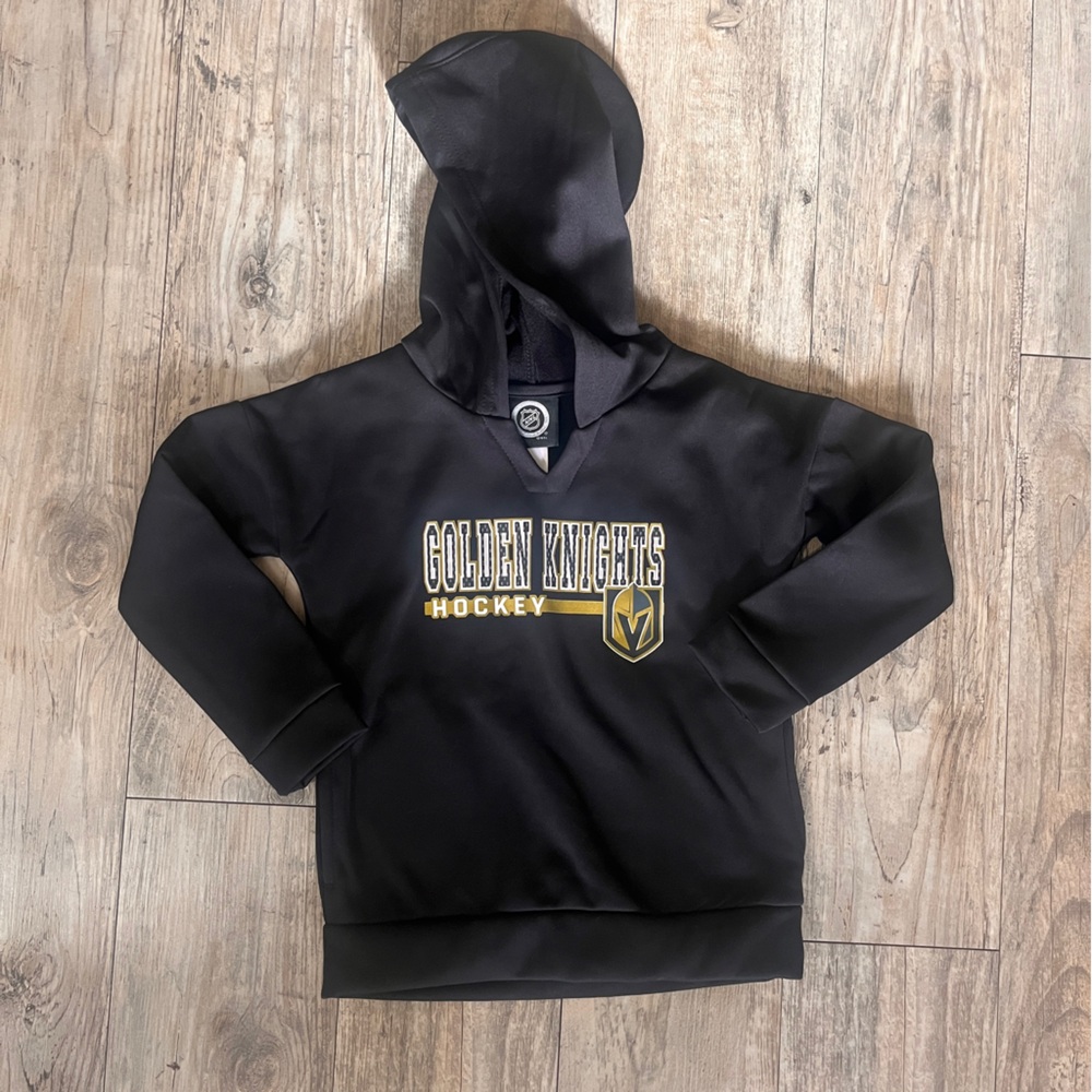 Kids Black Las Vegas Golden Knights Hoodie Size- 4t